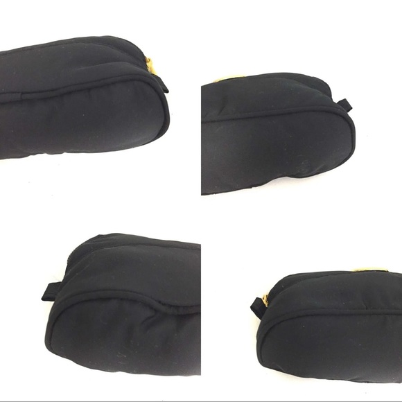 CELINE Circle Logo Nylon Cosmetic Pouch Bag /1K3035 - Picture 5 of 7